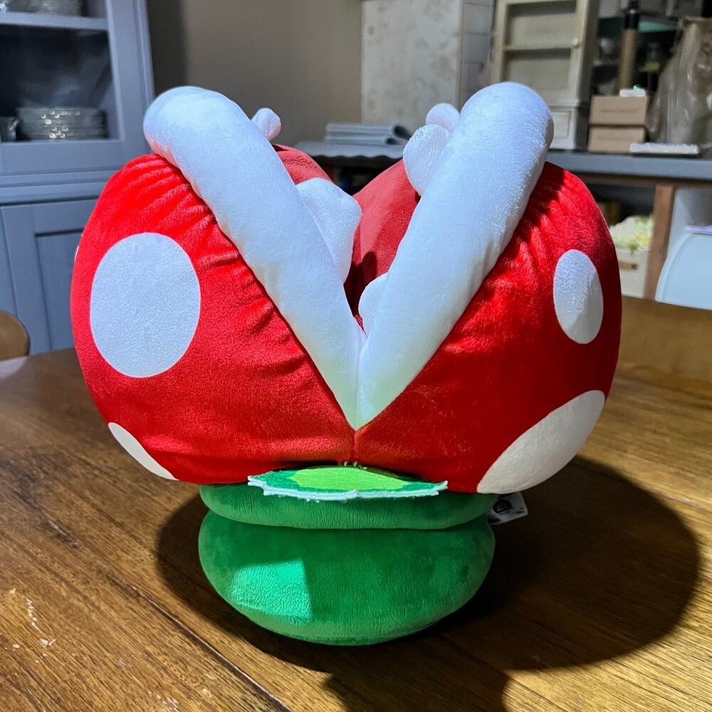 Club Mocchi- Mocchi- Super Mario Piranha Plant Mega 15 inch Plush